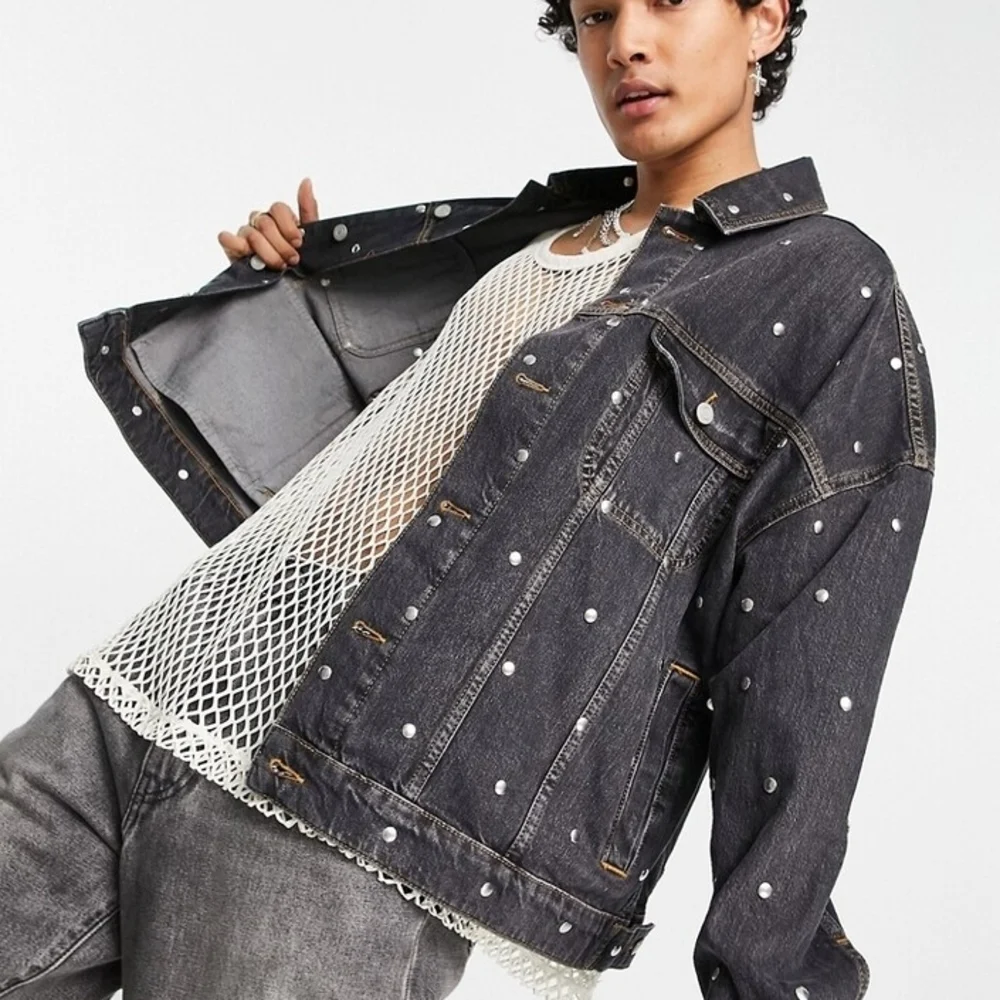 ASOS Studded Denim Jacket - Picture 5 of 5